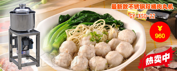 22型最新款肉丸機