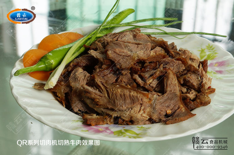 QR系列切肉機試機實拍圖