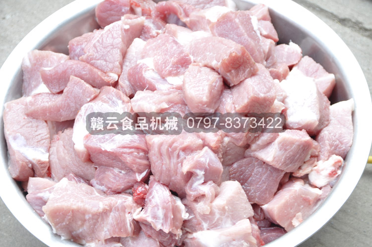 準備好的13斤瘦肉