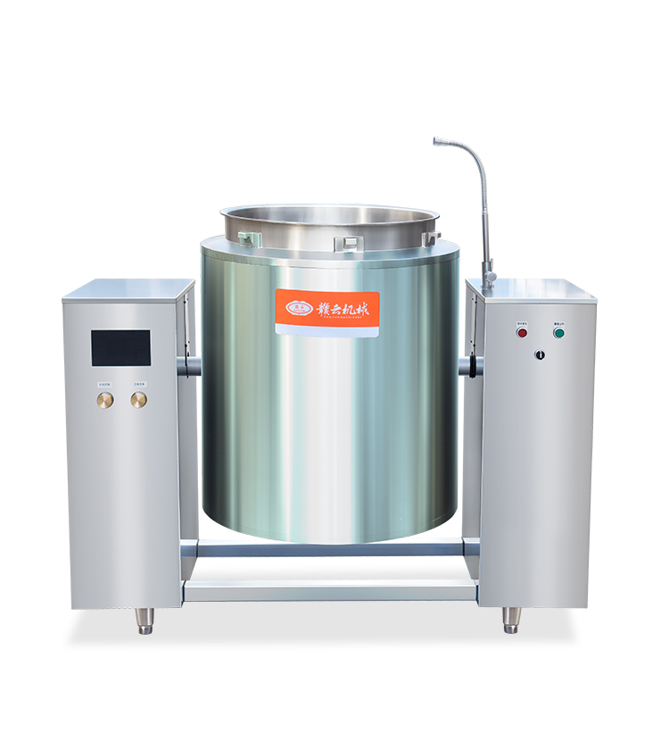 200L大型電磁壓力鍋正面未裝鍋蓋展示圖 200L大型電磁壓力鍋正面未裝鍋蓋展示圖